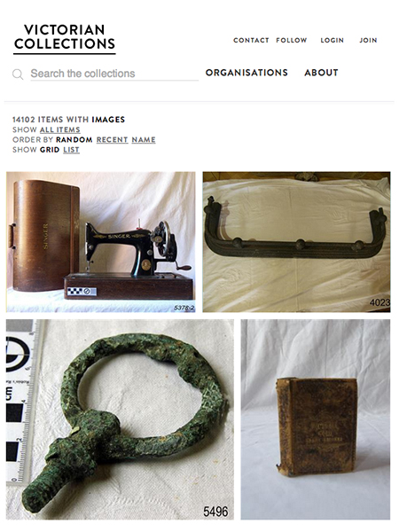 Victorian Collections responsive layout